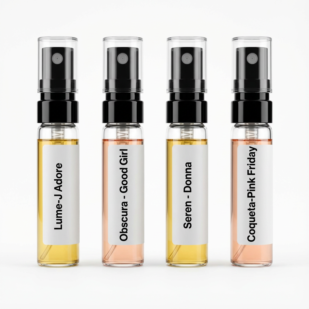 PURE Discovery Set | Women Designer Perfume Oil Sampler (4 × 2ml)