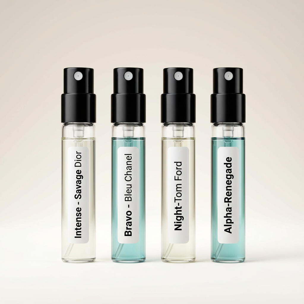 PURE Men’s Discovery Set | Luxury Cologne Oil Sampler (4 × 2ml)